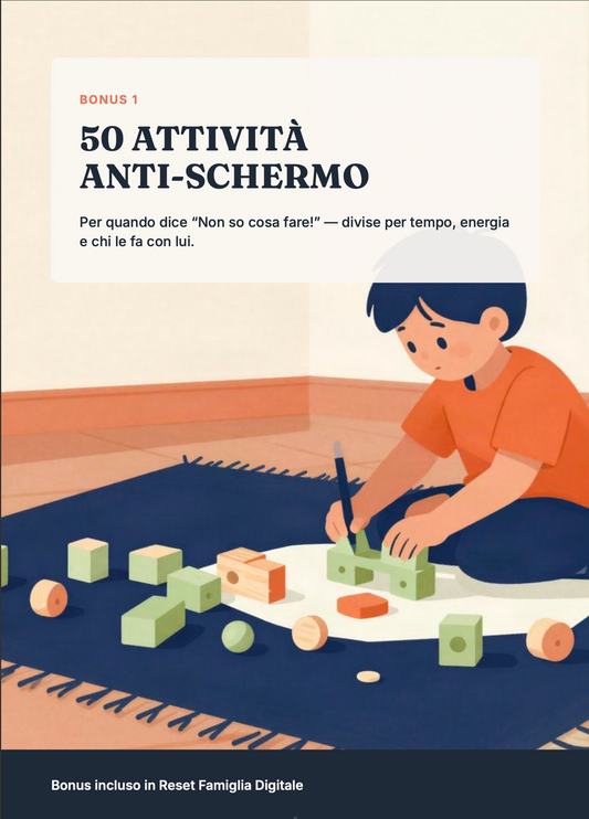 Reset Famiglia Digitale — Ebook + 2 Bonus Inclusi