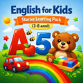 English Starter Pack per Bambini – Alfabeto, Numeri, Colori & Attività