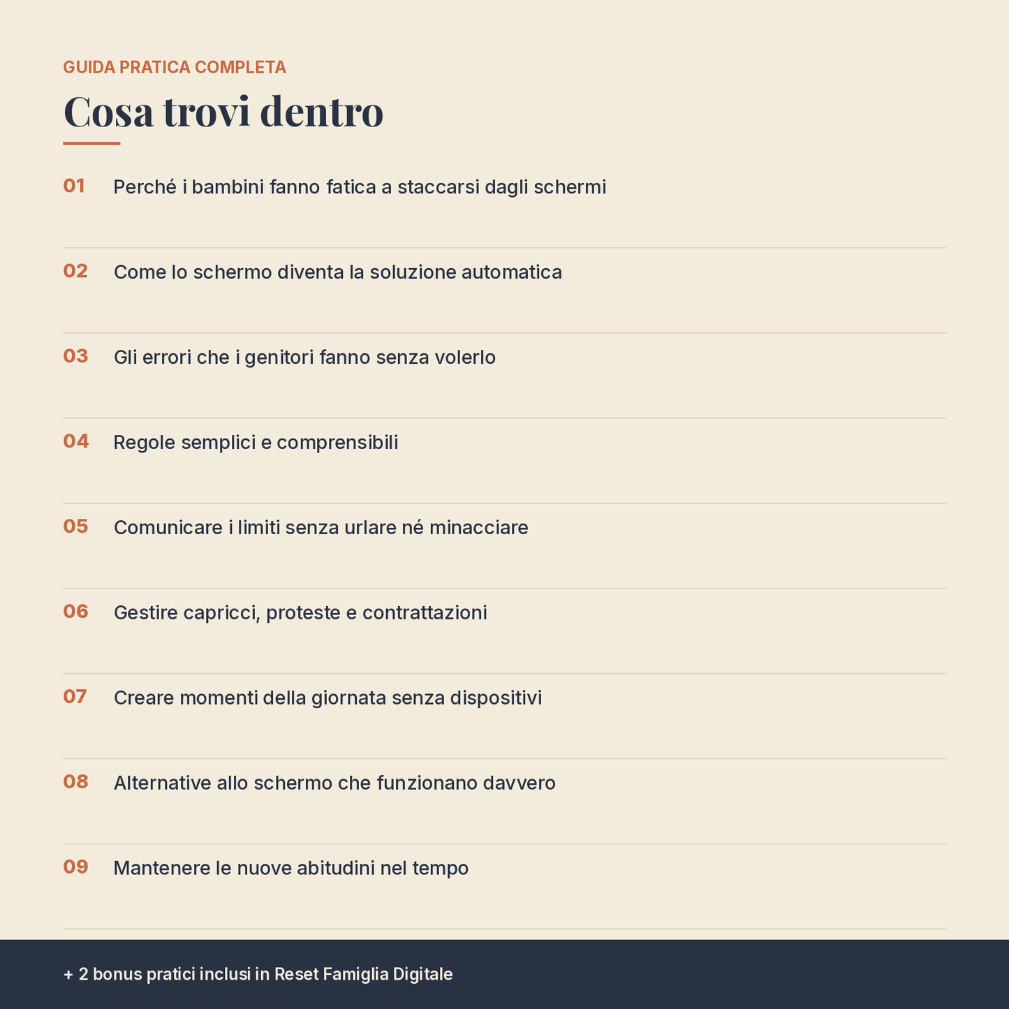 Reset Famiglia Digitale — Ebook + 2 Bonus Inclusi